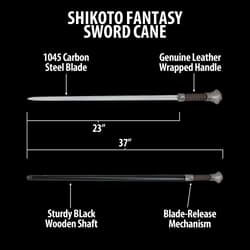 Shikoto Fantasy Sword Cane