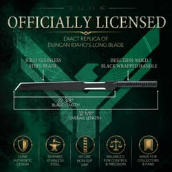 Officially licensed replica of Duncan Idaho's long blade