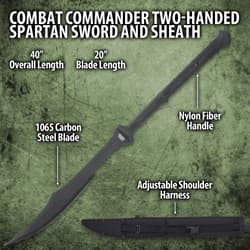 It has an extended, nylon fiber handle with a textured grip and it features a lanyard hole