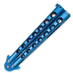 Black Legion Balisong Butterfly Trainer Knife - Blue