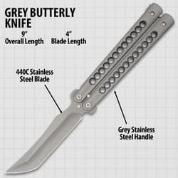 Classic Grey Butterfly Knife Specifications