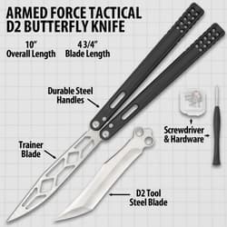 D2 Steel Butterfly Specifications