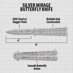 Silver Mirage Butterfly specifications