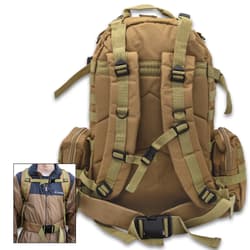 Rear image of the Assault Pack.