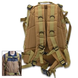 Rear image of the Backpack.