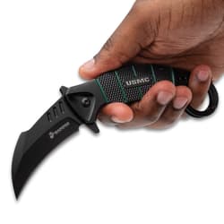 USMC Claw Karambit in hand
