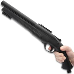 Shotgun held in hand