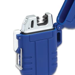 Rear view image of Lighter showing charging port.