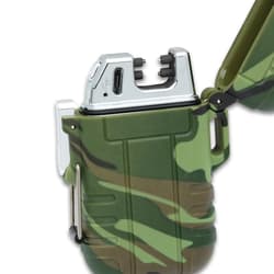 Two powerful arcs of electricity are generated by this, state-of-the-art, rechargeable lighter, allowing you to start a fire anywhere