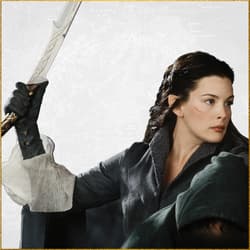 Character holding a sword, ready for action