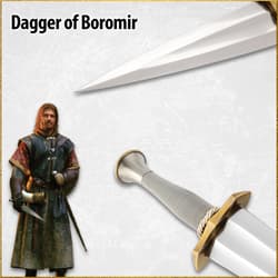 Dagger of Boromir with character image and dagger details
