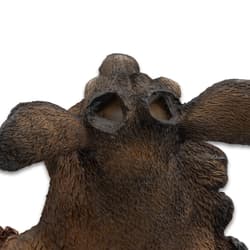 Indian with Deer Head Sculpture no antlers