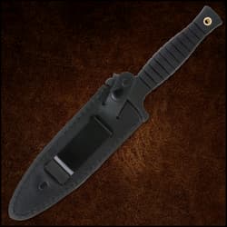 Timber Wolf Tactical Boot Knife with Clip-on Leather Sheath