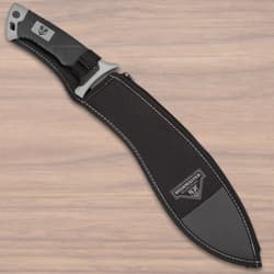 The 12 1/4” blade’s unique weight-forward profile beefs up swinging momentum, yielding more bite from less physical energy