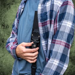 United Cutlery Commander Black Boot Knife and Shoulder Sheath