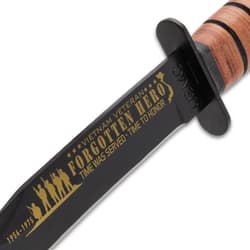 Vietnam Commemorative Knife close up