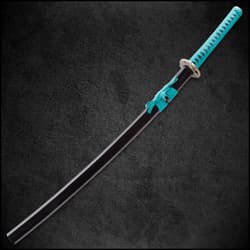 Shinwa Regal Katana Teal Sword Damascus