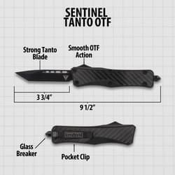 Sentinel OTF Black specifications