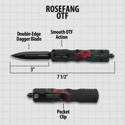 Black Rosefang OTF specifications