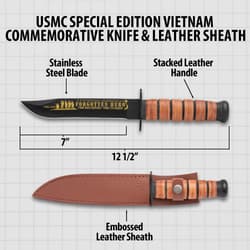 USMC Vietnam Commemorative Knife specifications