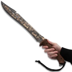 Black Legion Explorer Machete And Throwing Knives