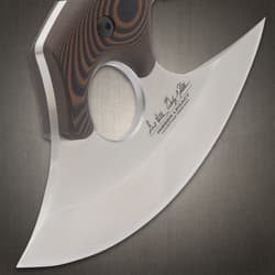 Hibben Ulu blade close up