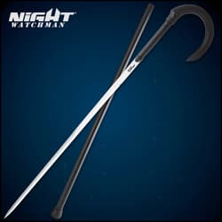 You can always count on the Night Watchman Hook Sword Cane, whether it’s to assist you in walking or as a measure of self-defense