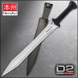 There is no better fusion of traditional ideals with modern innovation than the Honshu D2 Gladiator Sword