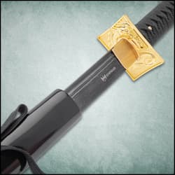 The Shinwa Golden Dragon Odachi Sword was crafted with painstaking detail, making it a collector’s dream