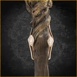 The Hobbit Illuminated Staff of The Wizard Gandalf With Wall Mount - High Intensity LED Light - 73" Length