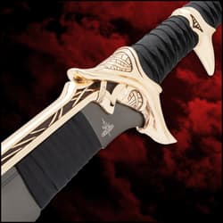 Savathos Mithrodin Gold War Sword guard and handle