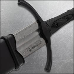 Honshu Single-Handed Damascus Sword close up