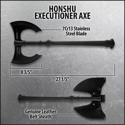 A dimension shot of the Executioner Axe.