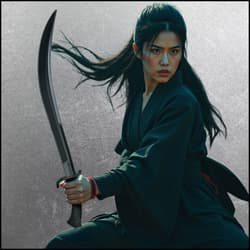 Honshu Sword Pair Saber in hand
