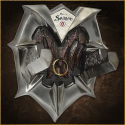 Wall mount for Sauron's mace with ring detail
