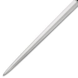 Close-up of sword blade tip