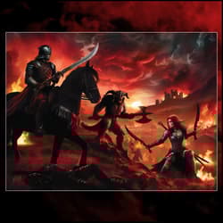Kit Rae Savathos Mithrodin Gold War Sword included artwork