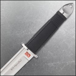 An everyday carry, this massive Honshu D2 Tanto Knife is NOT, but it’s a great blade for self-defense or even hog hunting