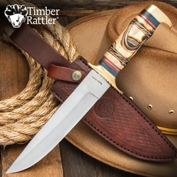 Timber Rattler Giant Folding Pocket Knife - Scarab Back 