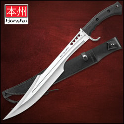 Forged Warrior Jungle Beast Short Sword - Ultratough High Carbon Spring  Steel; Solid One-Piece Construction - Genuine