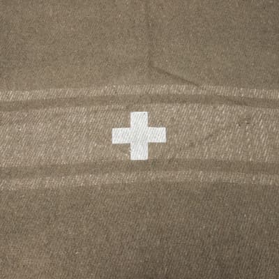 Replica Olive Drab Swiss Army Wool Blanket