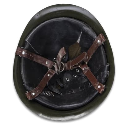 Romanian OD M73 Steel Helmet Military Surplus