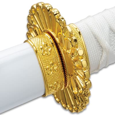 White Lotus Katana With Scabbard