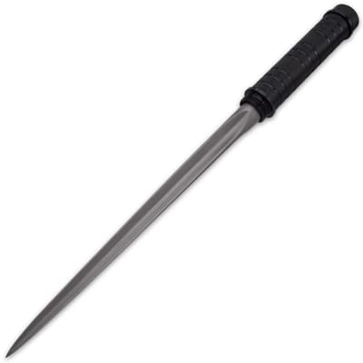 BMF Black Tri Edged Baton Dagger And Sheath