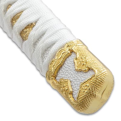 White Lotus Katana With Scabbard