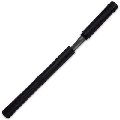 BMF Black Tri Edged Baton Dagger And Sheath
