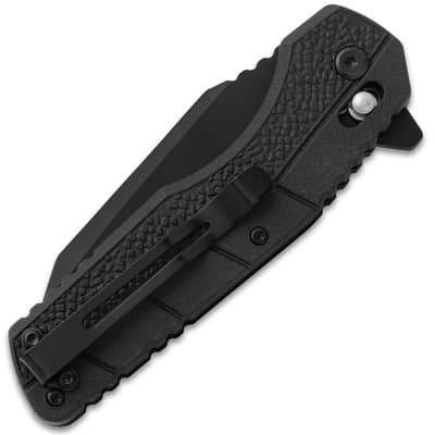 folded edc knife with pocket clip
