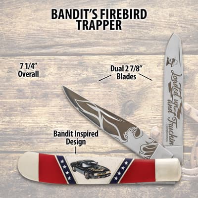 Bandit's Firebird Trapper knife with dual blades