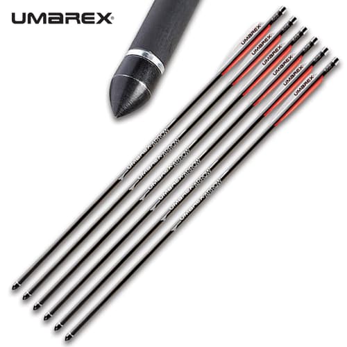 Made exclusively for the Umarex AirSaber, these carbon-fiber arrows are able to withstand the extreme pressure created by the airbow