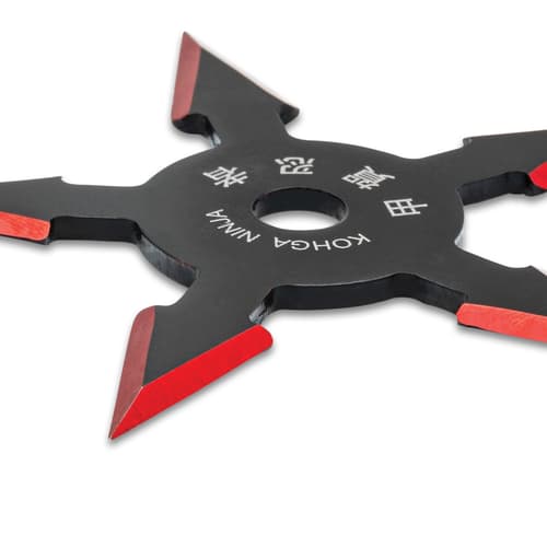 Close up image of the Inferno Fury throwing Star Trio.